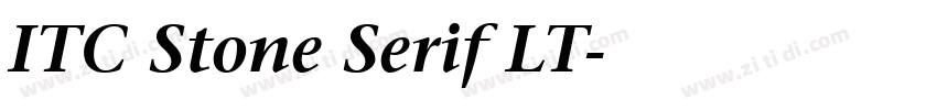 ITC Stone Serif LT字体转换